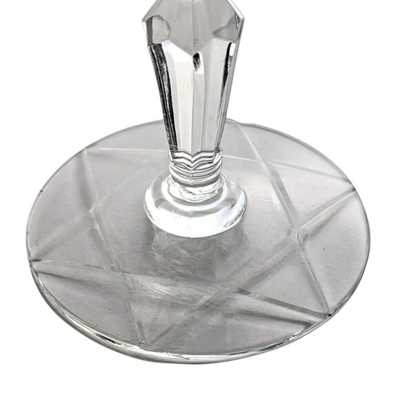 Etched Rock Sharpe Jefferson Water Glasses - Mid-Century Barware, Set of 5 - Picture 6 of 7